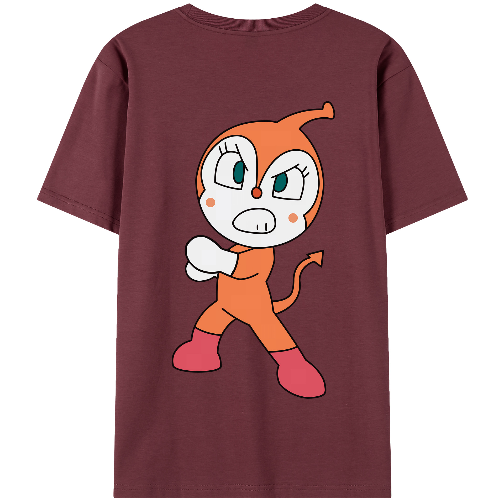 （画像用） アンパンマン Anpanman 綿100％半袖Tシャツ（背面プリント）
